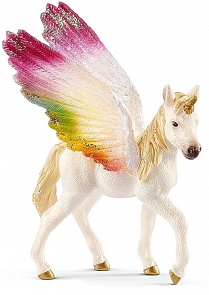 Фигурка - Детеныш крылатого радужного единорога, размер 9 х 16 х 6 см. (Schleich, 70577k)